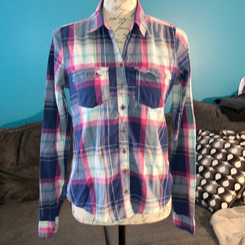 🎉4 for $20 Abercrombie Plaid Button Down, Medium